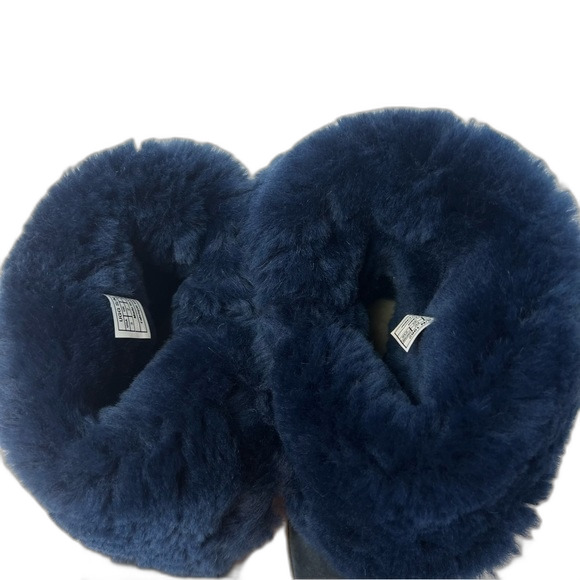 UGG Bailey Button Triplet ll Boot Navy Kids Size 3 - Picture 7 of 9